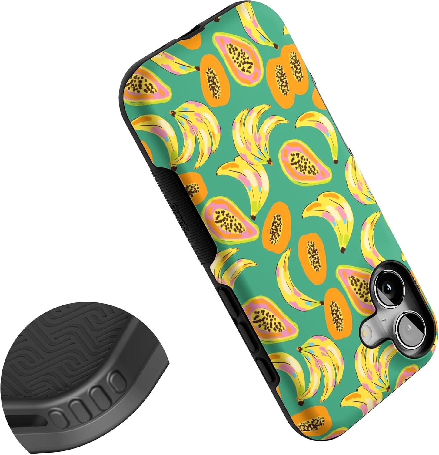 image:imageCasely iPhone 17 Case Starfish Wishes Coral Pink Shimmer Bold Protective Design MagSafe Compatible DesignPapaya Palms Dippin Daisys Tropical Vacation
