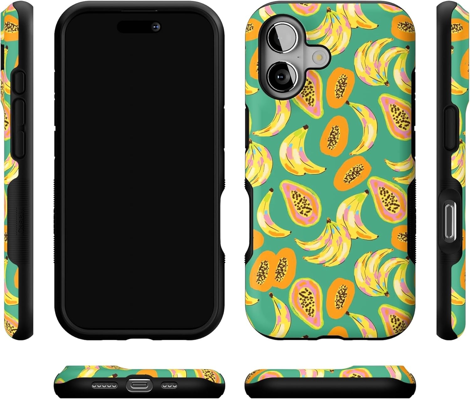 image:imageCasely iPhone 17 Case Starfish Wishes Coral Pink Shimmer Bold Protective Design MagSafe Compatible DesignPapaya Palms Dippin Daisys Tropical Vacation