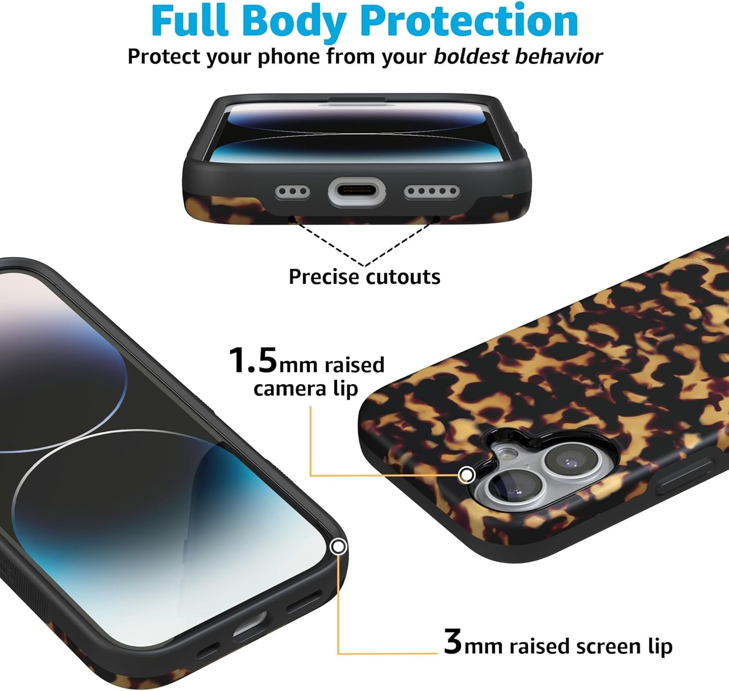image:imageCasely iPhone 17 Case Starfish Wishes Coral Pink Shimmer Bold Protective Design MagSafe Compatible DesignShell Shocked Tortoise Print