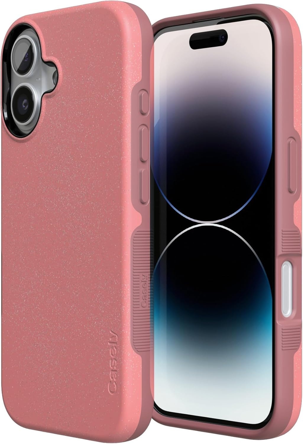 image:imageCasely iPhone 17 Case Starfish Wishes Coral Pink Shimmer Bold Protective Design MagSafe Compatible DesignStarfish Wishes Coral Pink Shimmer