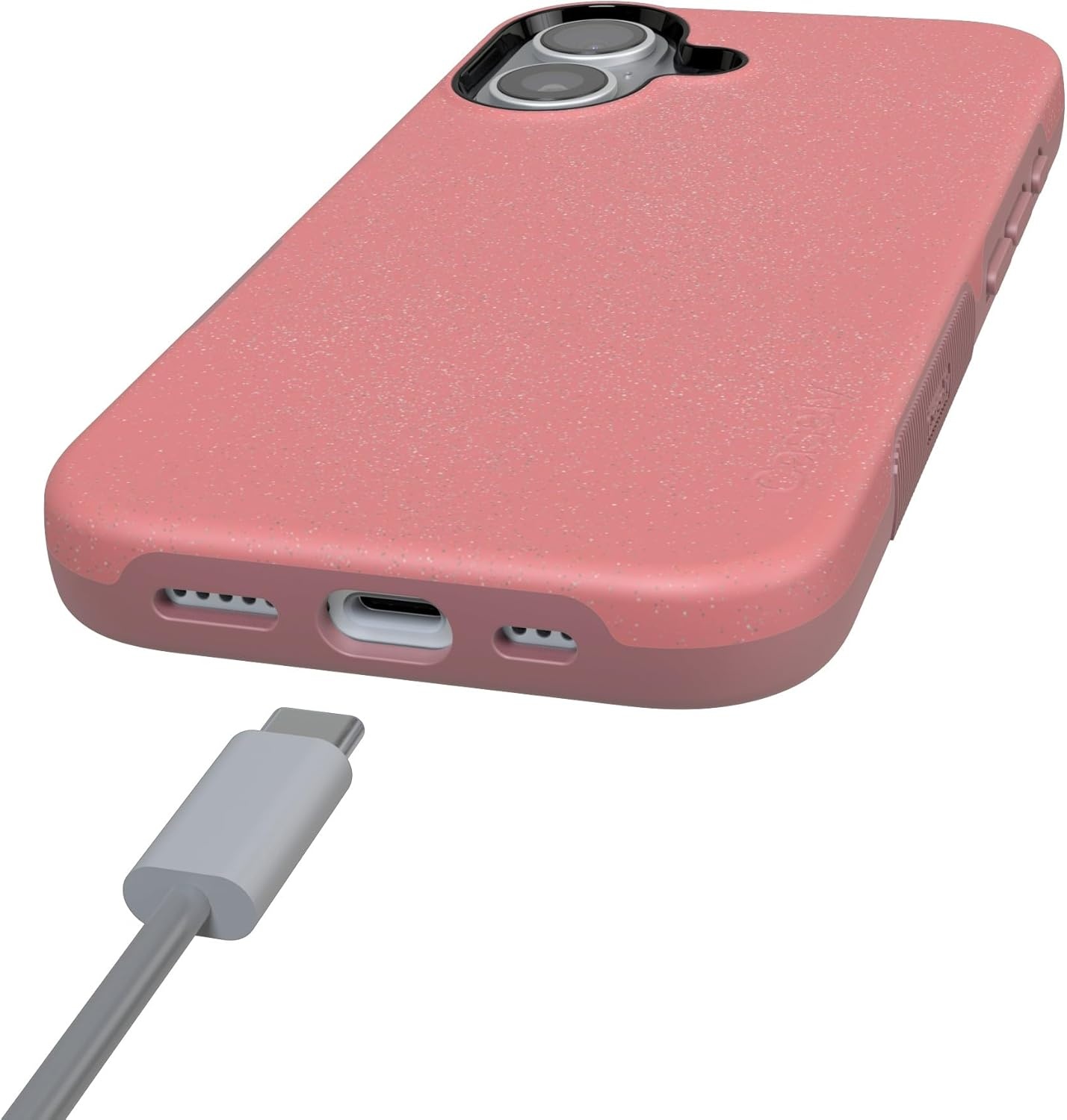 image:imageCasely iPhone 17 Case Starfish Wishes Coral Pink Shimmer Bold Protective Design MagSafe Compatible DesignStarfish Wishes Coral Pink Shimmer