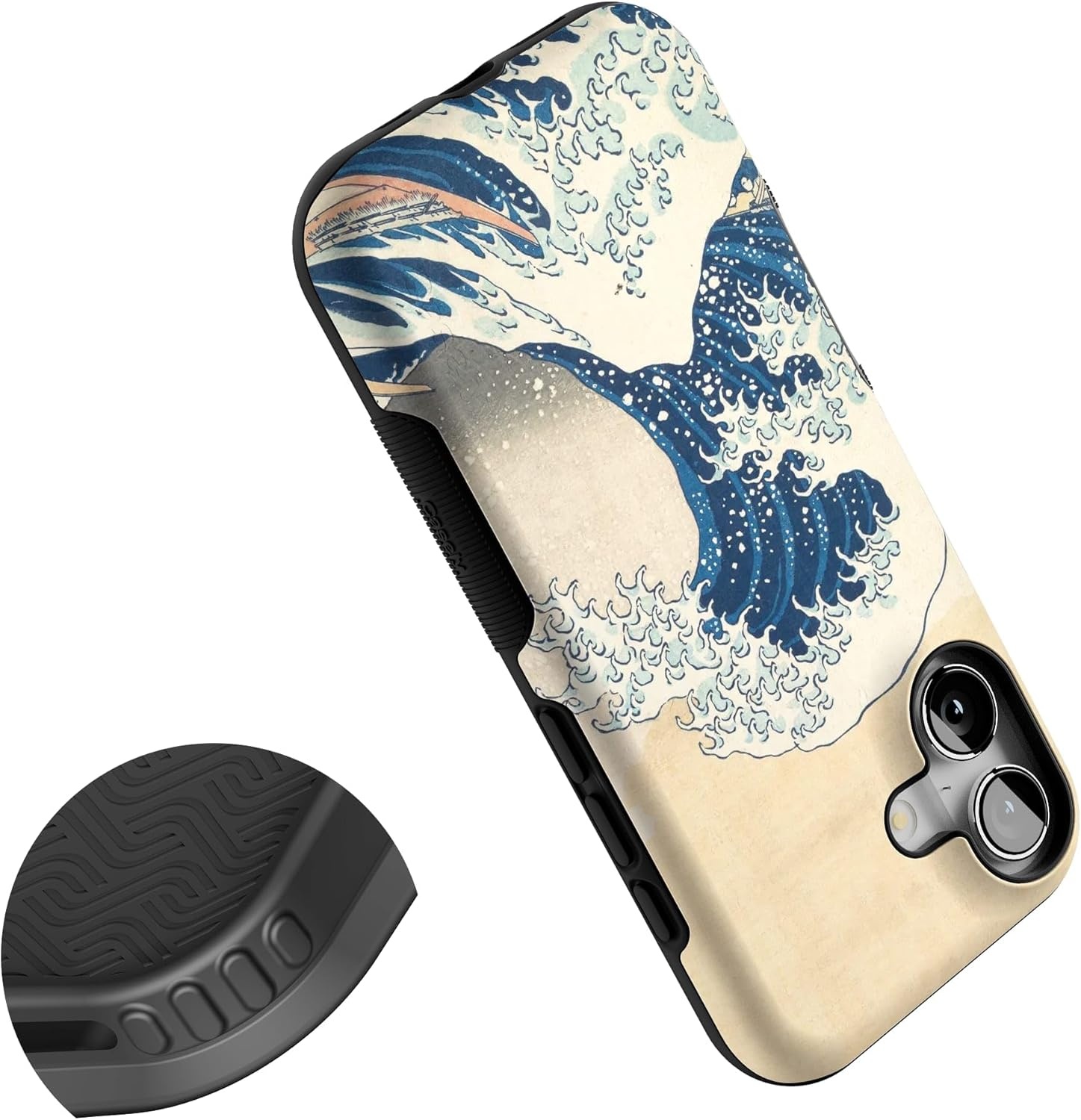 image:imageCasely iPhone 17 Case Starfish Wishes Coral Pink Shimmer Bold Protective Design MagSafe Compatible DesignThe Great Wave The Met Museum