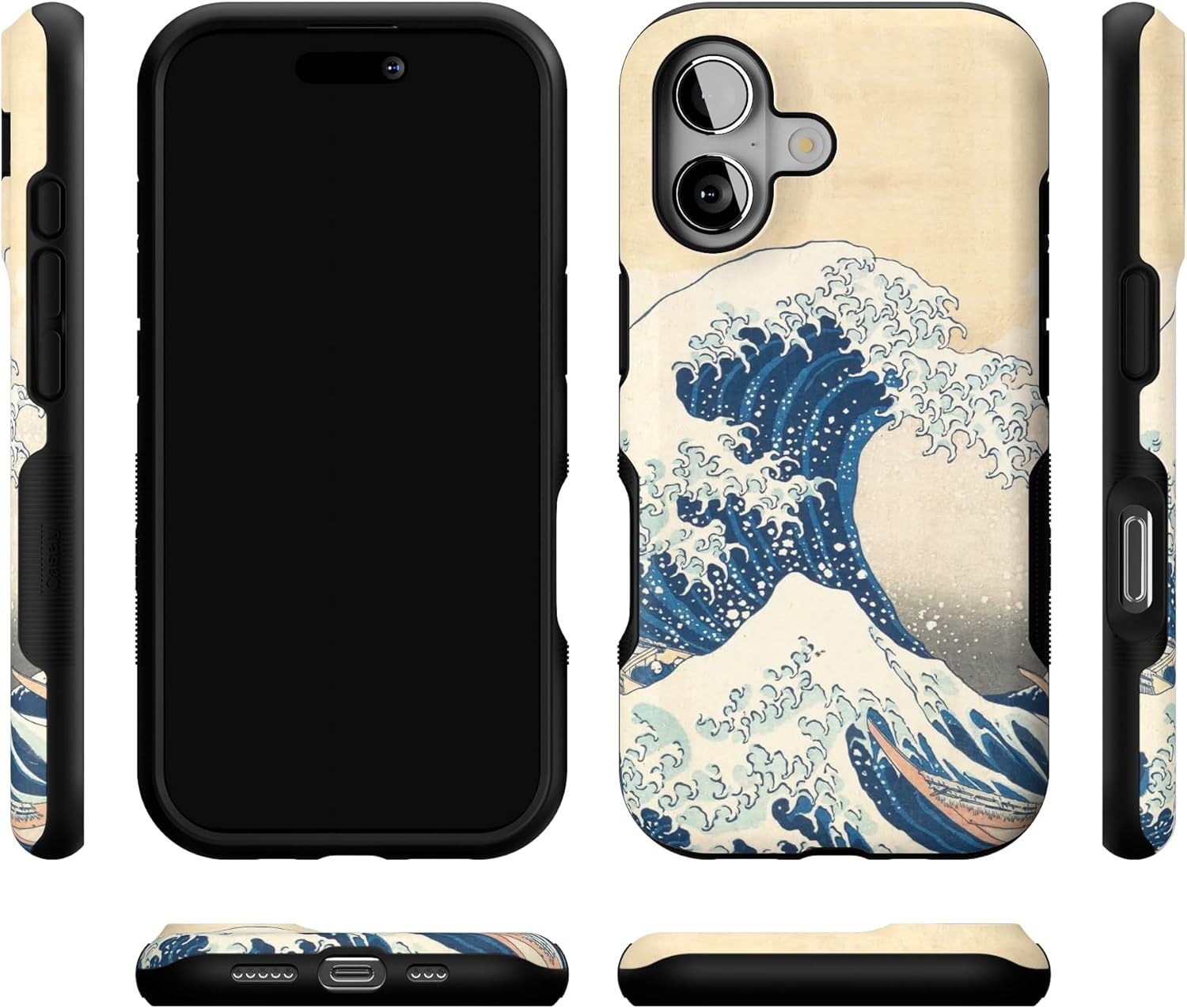 image:imageCasely iPhone 17 Case Starfish Wishes Coral Pink Shimmer Bold Protective Design MagSafe Compatible DesignThe Great Wave The Met Museum