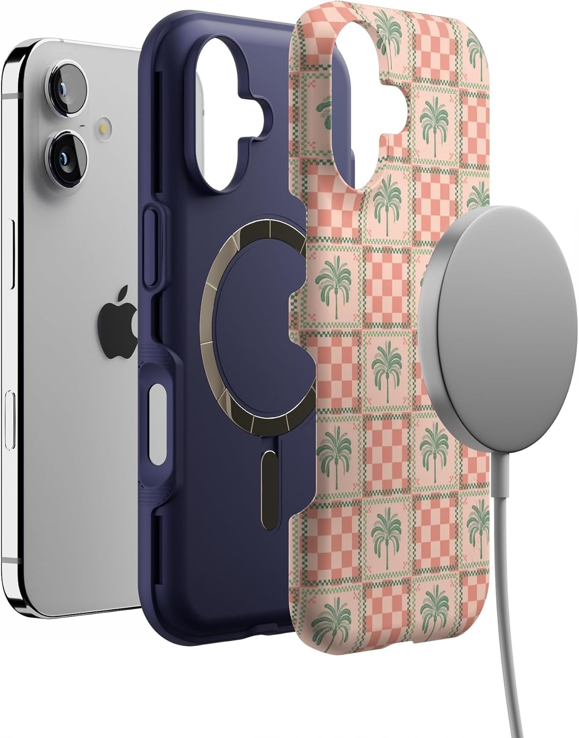 image:imageCasely iPhone 17 Case Starfish Wishes Coral Pink Shimmer Bold Protective Design MagSafe Compatible DesignThe Social Club Palm Beach
