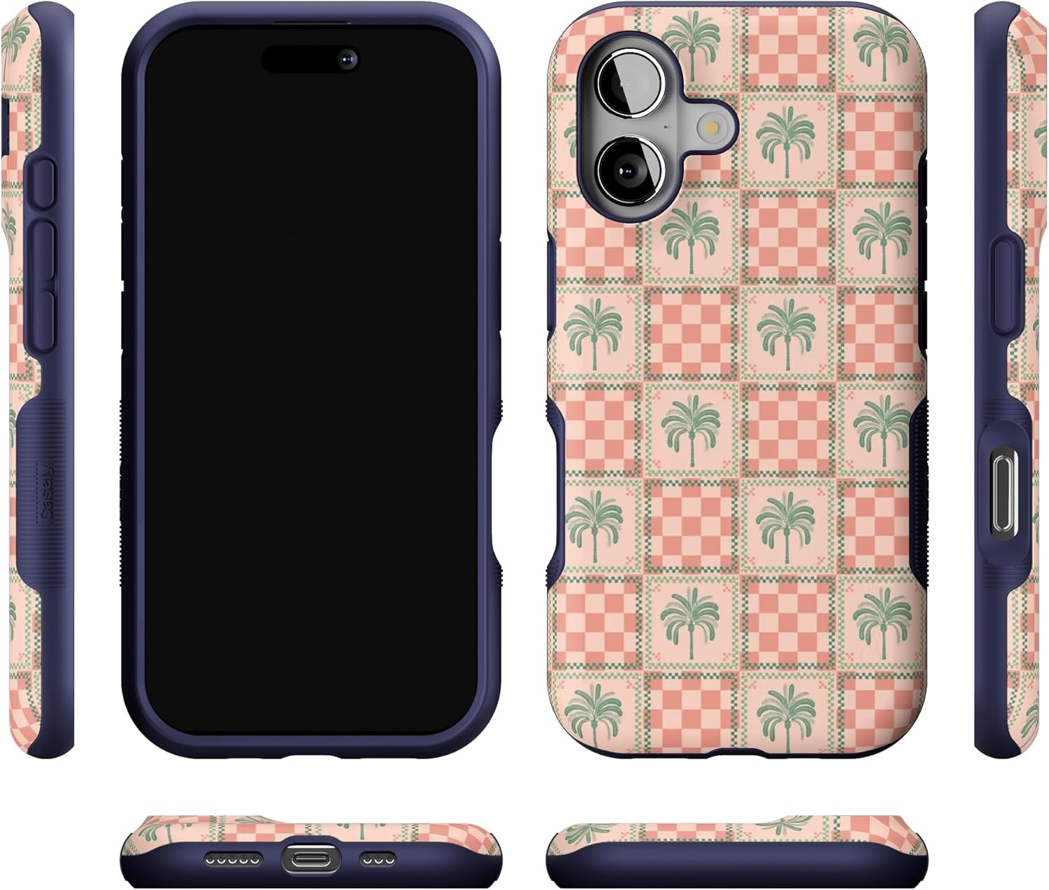 image:imageCasely iPhone 17 Case Starfish Wishes Coral Pink Shimmer Bold Protective Design MagSafe Compatible DesignThe Social Club Palm Beach