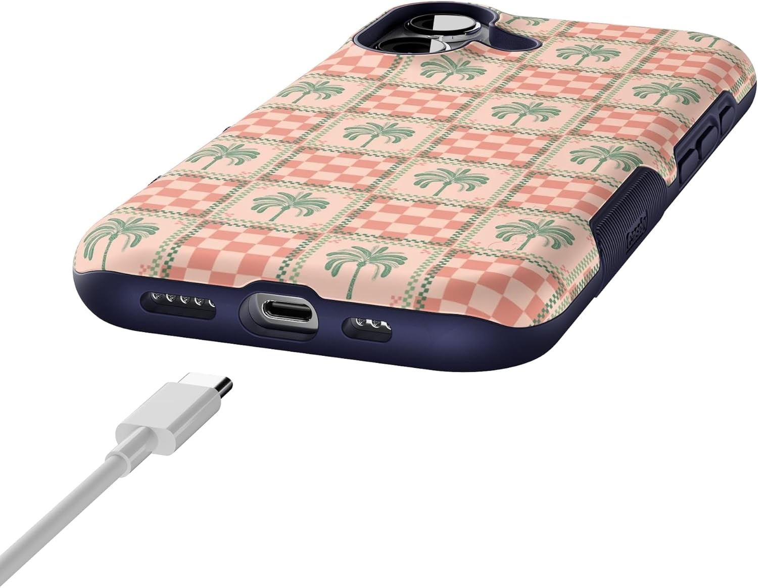 image:imageCasely iPhone 17 Case Starfish Wishes Coral Pink Shimmer Bold Protective Design MagSafe Compatible DesignThe Social Club Palm Beach