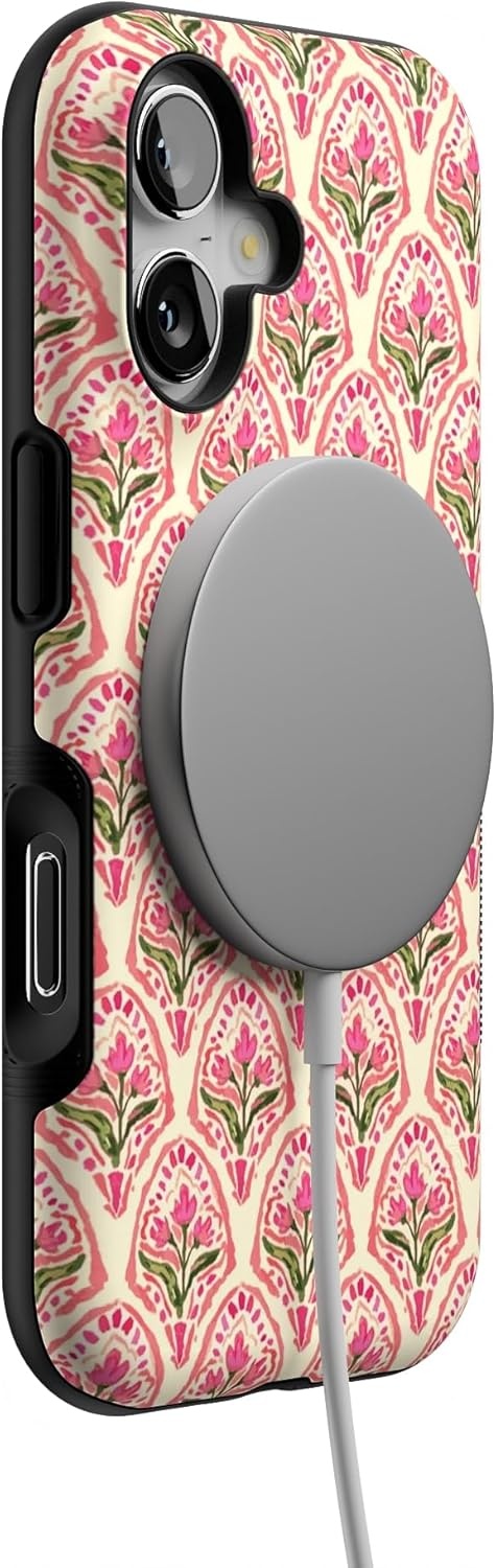 image:imageCasely iPhone 17 Case Starfish Wishes Coral Pink Shimmer Bold Protective Design MagSafe Compatible DesignTulip Tapestry Jenna Palek x Casely