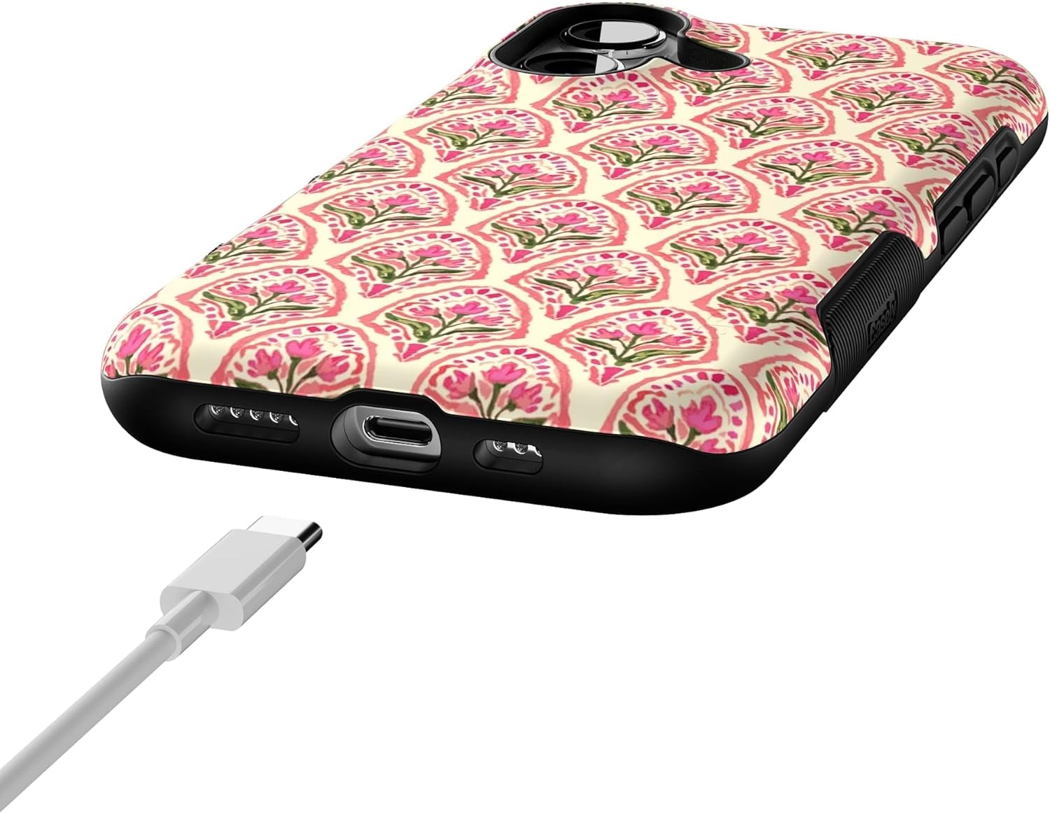 image:imageCasely iPhone 17 Case Starfish Wishes Coral Pink Shimmer Bold Protective Design MagSafe Compatible DesignTulip Tapestry Jenna Palek x Casely