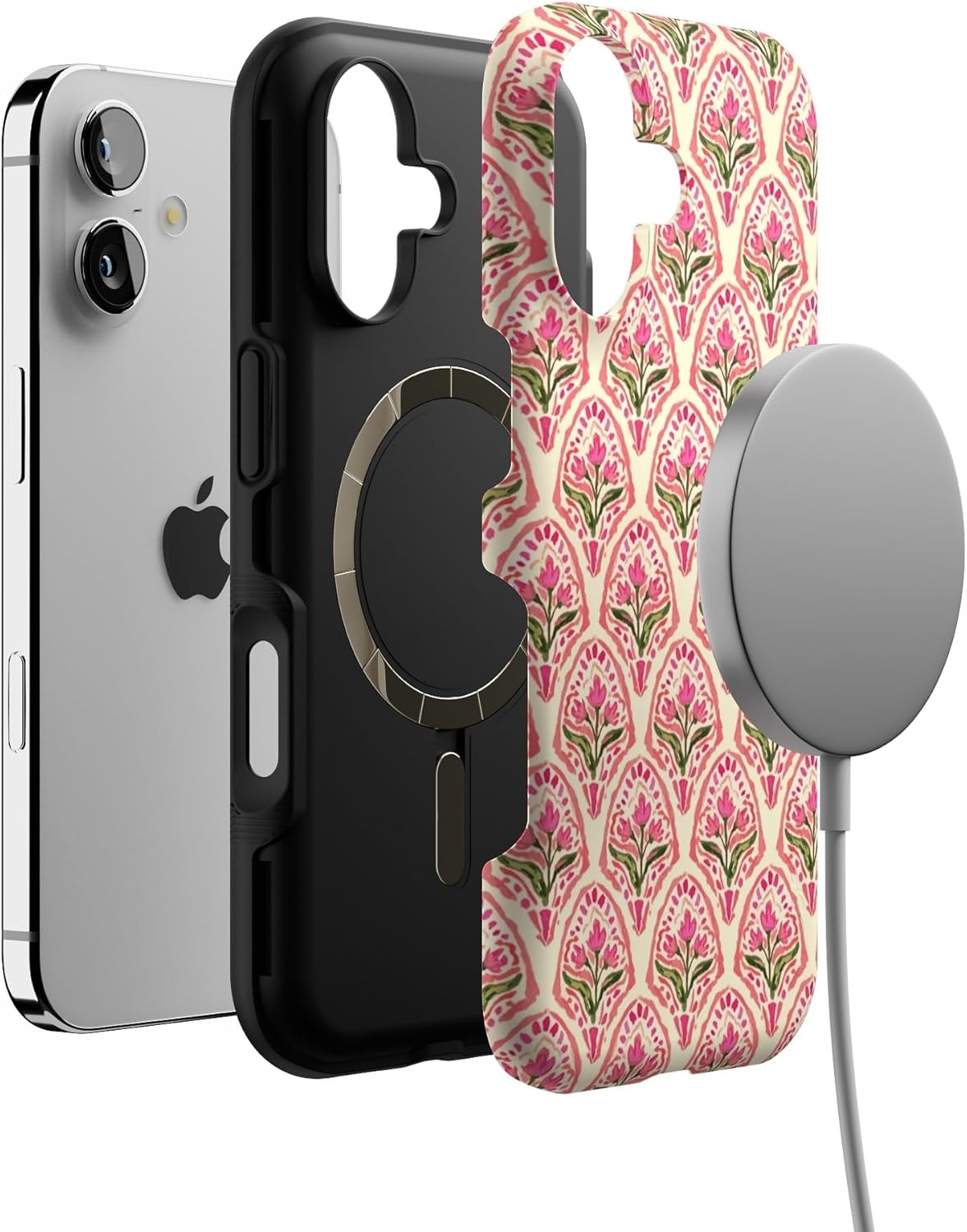 image:imageCasely iPhone 17 Case Starfish Wishes Coral Pink Shimmer Bold Protective Design MagSafe Compatible DesignTulip Tapestry Jenna Palek x Casely