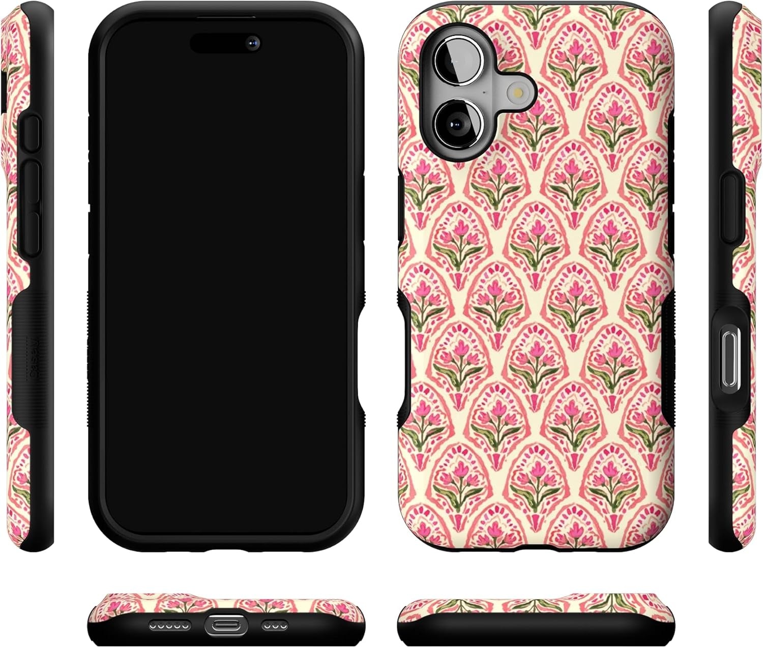 image:imageCasely iPhone 17 Case Starfish Wishes Coral Pink Shimmer Bold Protective Design MagSafe Compatible DesignTulip Tapestry Jenna Palek x Casely