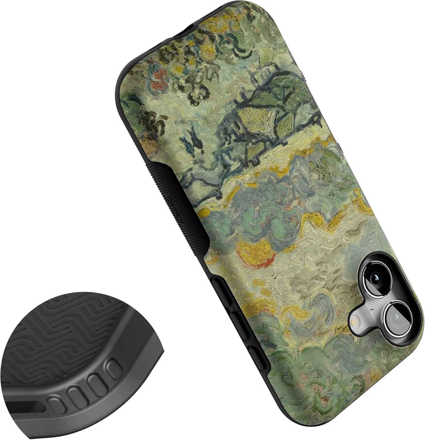 image:imageCasely iPhone 17 Case Starfish Wishes Coral Pink Shimmer Bold Protective Design MagSafe Compatible DesignVan Gogh Reminiscence of Vincent