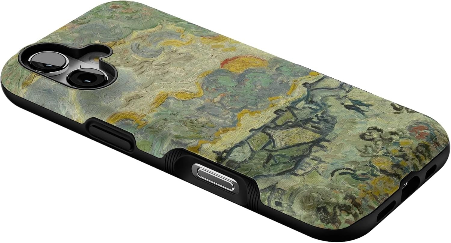 image:imageCasely iPhone 17 Case Starfish Wishes Coral Pink Shimmer Bold Protective Design MagSafe Compatible DesignVan Gogh Reminiscence of Vincent