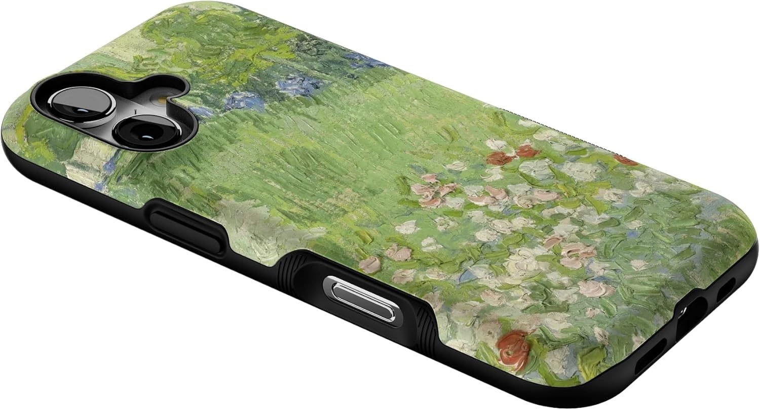 image:imageCasely iPhone 17 Case Starfish Wishes Coral Pink Shimmer Bold Protective Design MagSafe Compatible DesignVan Gogh Vincents Admired Garden