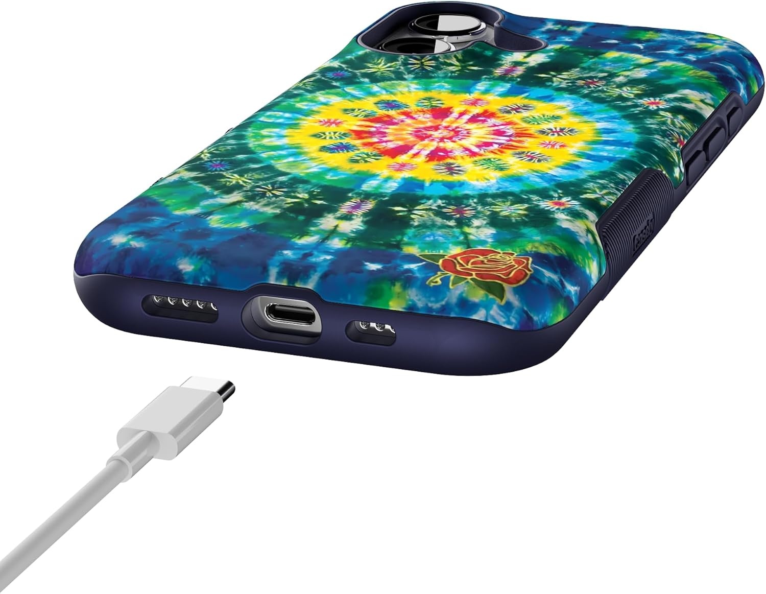 image:imageCasely iPhone 17 Case Starfish Wishes Coral Pink Shimmer Bold Protective Design MagSafe Compatible DesignVeneta Tapestry Grateful Dead Tie Dye