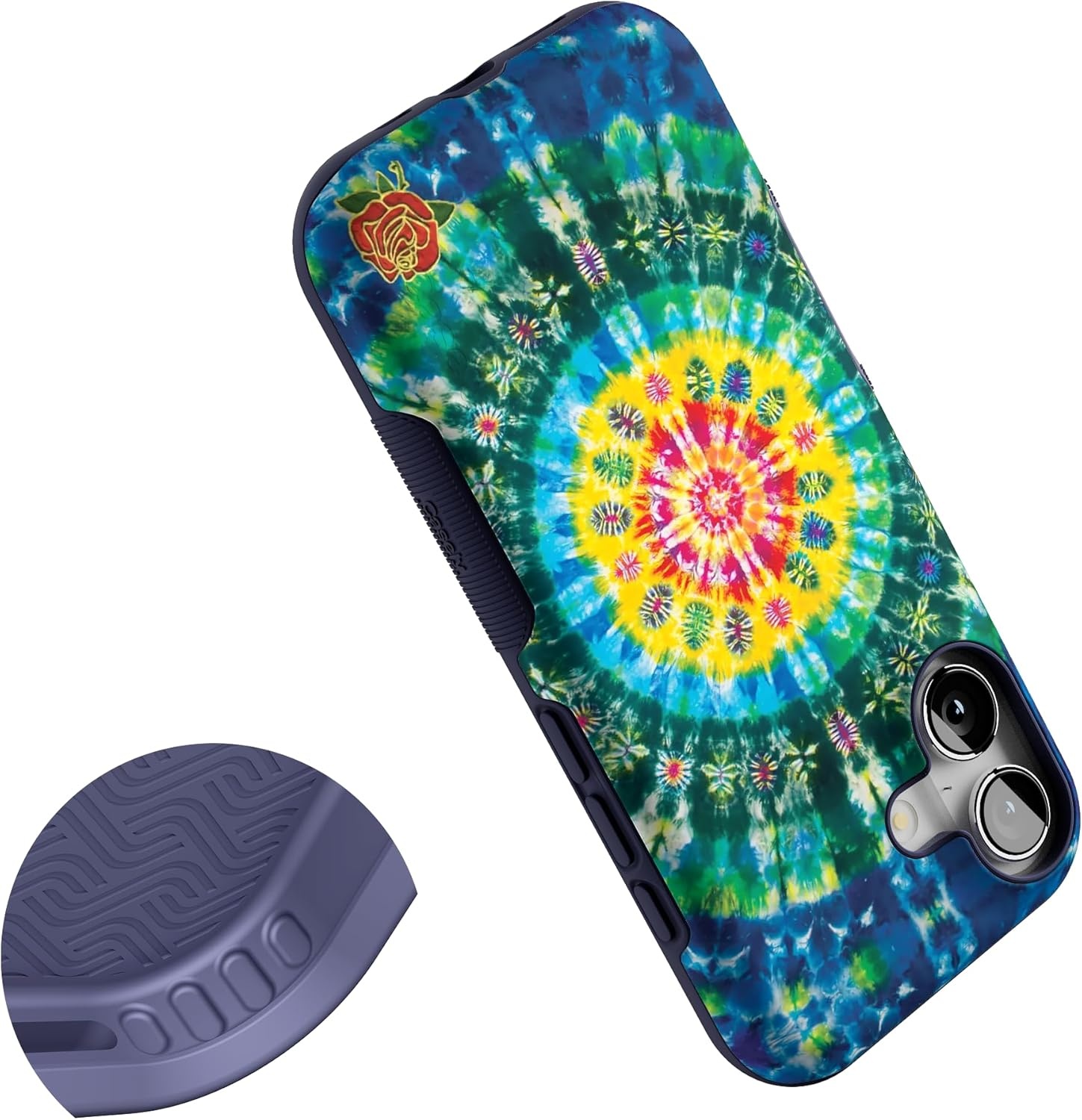 image:imageCasely iPhone 17 Case Starfish Wishes Coral Pink Shimmer Bold Protective Design MagSafe Compatible DesignVeneta Tapestry Grateful Dead Tie Dye