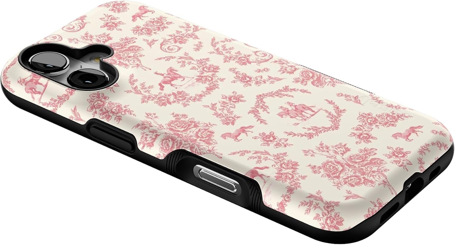image:imageCasely iPhone 17 Case Starfish Wishes Coral Pink Shimmer Bold Protective Design MagSafe Compatible DesignWestern Bloom Jenna Palek x Casely