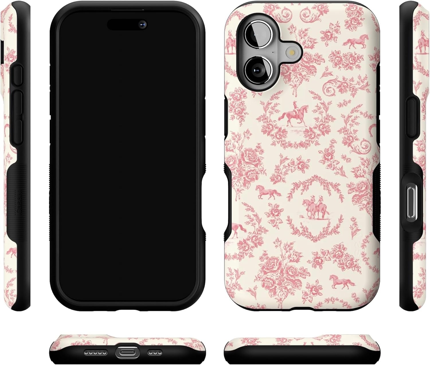image:imageCasely iPhone 17 Case Starfish Wishes Coral Pink Shimmer Bold Protective Design MagSafe Compatible DesignWestern Bloom Jenna Palek x Casely