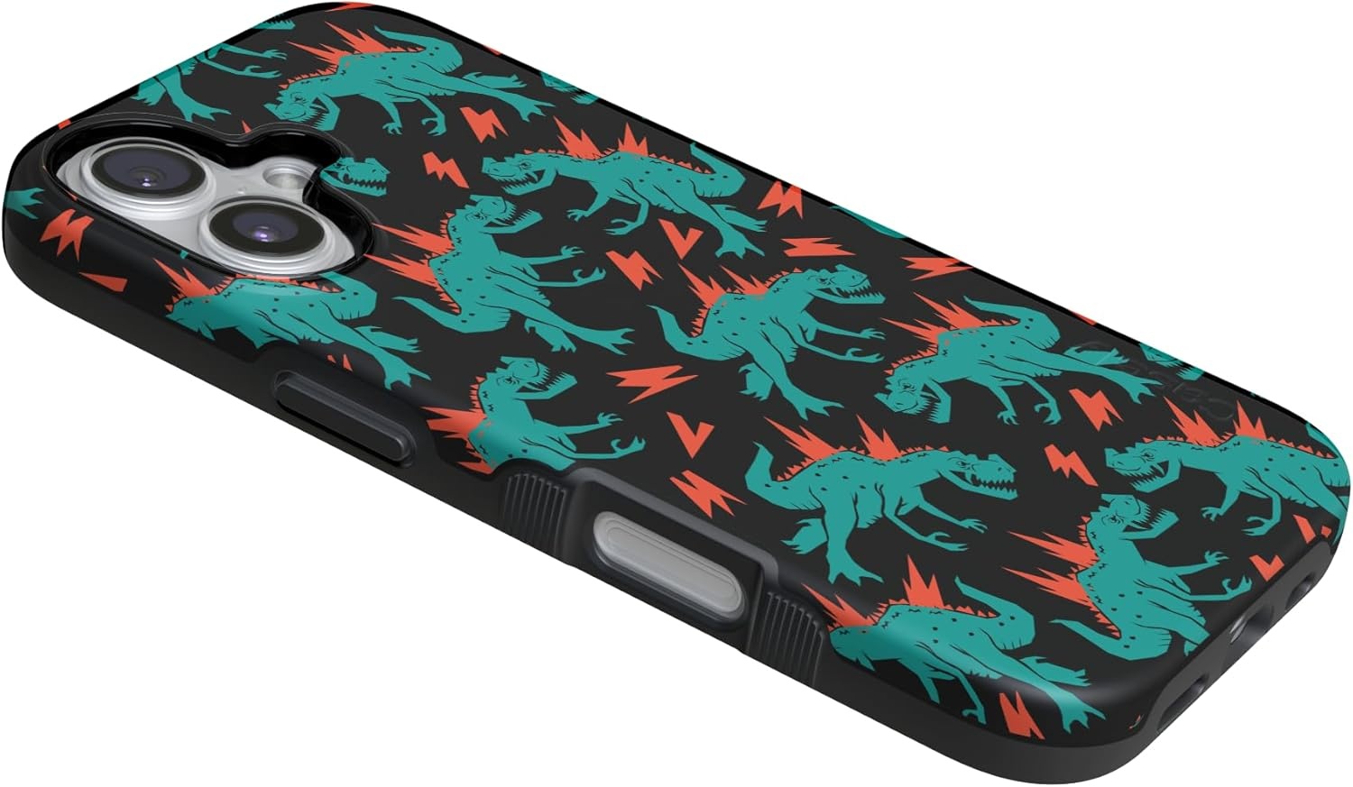 image:imageCasely iPhone 17 Case Starfish Wishes Coral Pink Shimmer Bold Protective Design MagSafe Compatible DesignYoure Dinomite Green Dinosaur