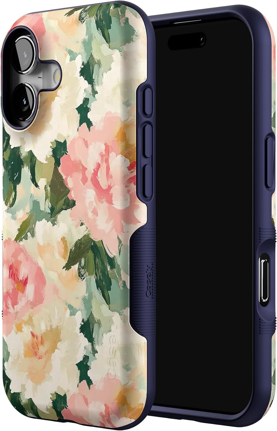 image:imageCasely iPhone 17 Case The Garden Room Painted Petals Bold Protective Design Compatible with MagSafe