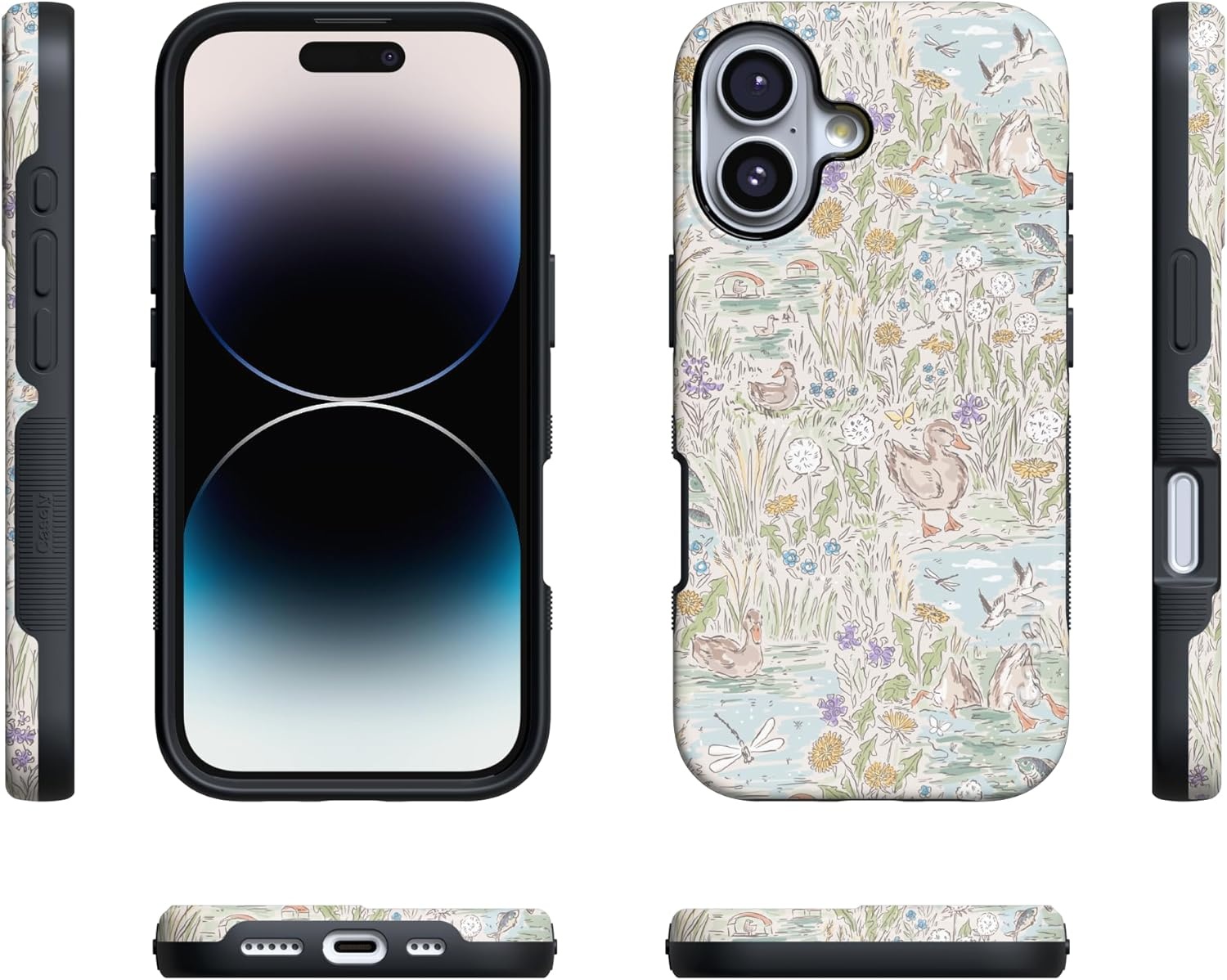 image:imageCasely iPhone 17 Case The Waddle Path Duck Pond Bold Protective Design Compatible with MagSafe