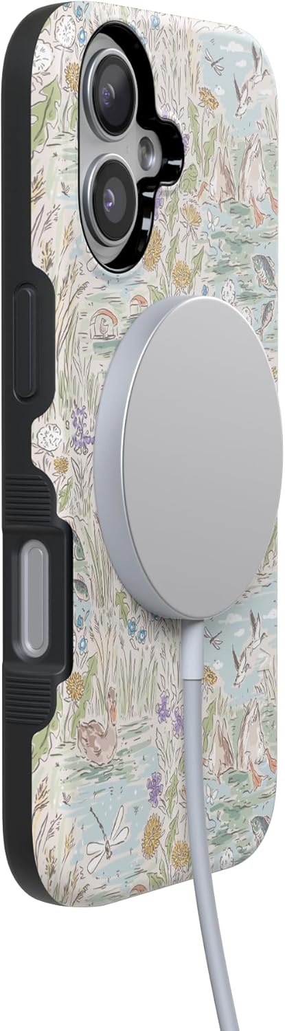 image:imageCasely iPhone 17 Case The Waddle Path Duck Pond Bold Protective Design Compatible with MagSafe