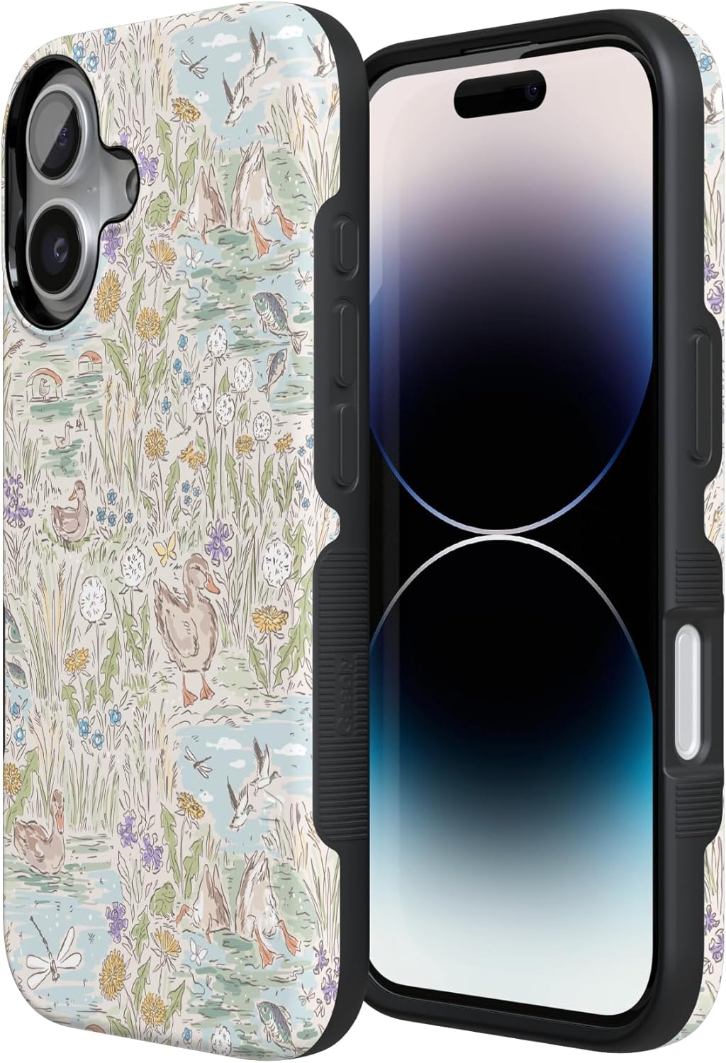 image:imageCasely iPhone 17 Case The Waddle Path Duck Pond Bold Protective Design Compatible with MagSafe