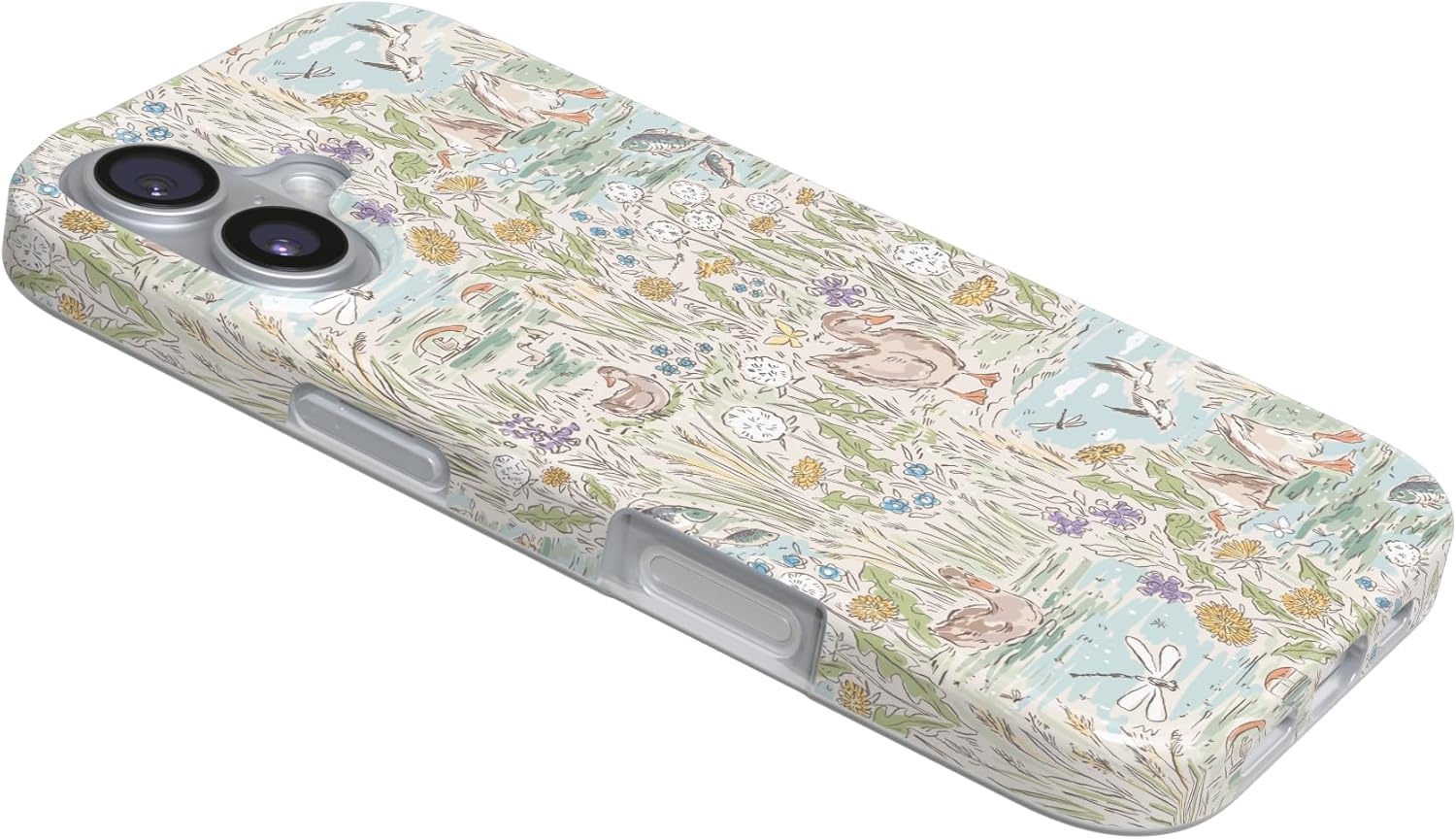 image:imageCasely iPhone 17 Case The Waddle Path Duck Pond Compatible with MagSafe Classic Ultra Thin Design