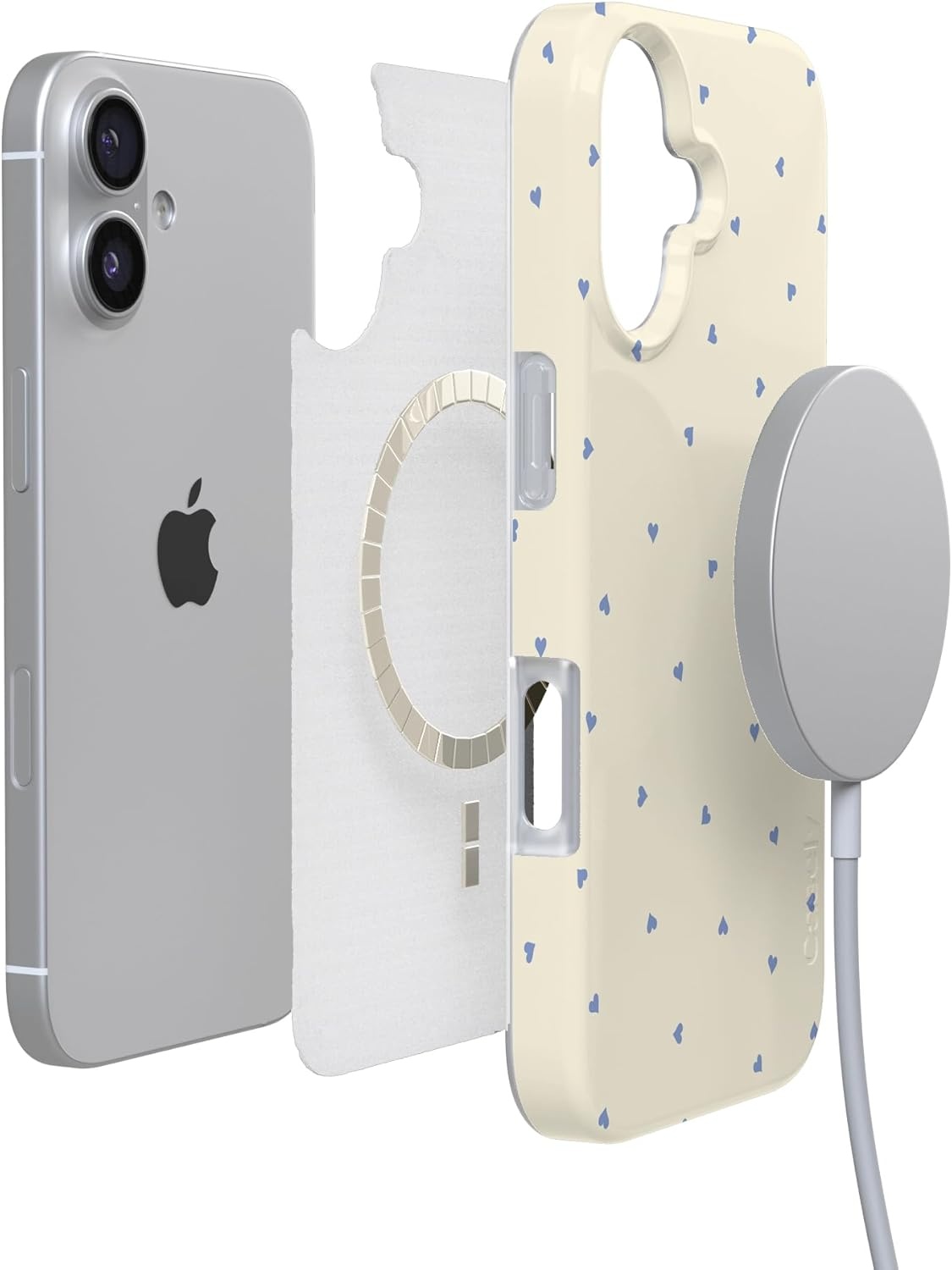 image:imageCasely iPhone 17 Case Tiny Hearts Im Yours Compatible with MagSafe Classic Ultra Slim Design