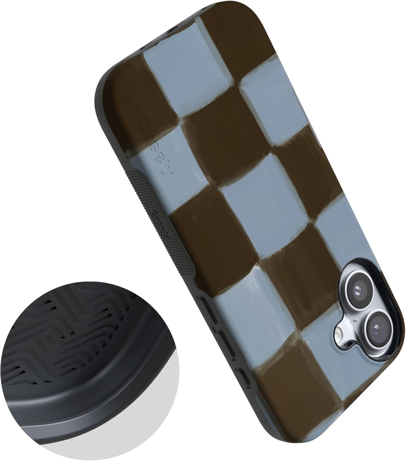 image:imageCasely iPhone 17 Case Up River The Boyfriend Collection Bold Protective Design Compatible with MagSafe