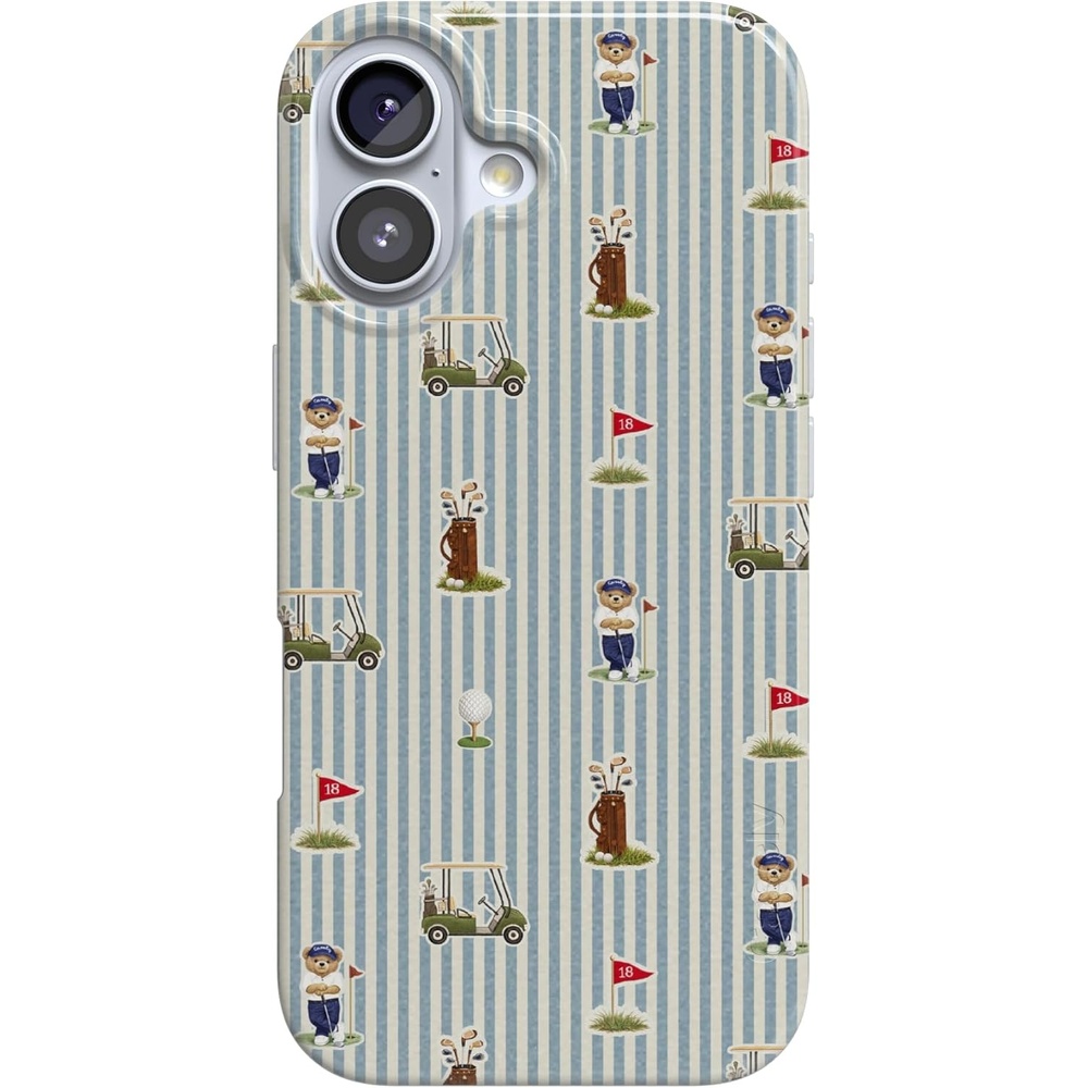 image:imageCasely iPhone 17 Case  Clubhouse  The Caddie Print  Compatible with MagSafe  Classic Ultra Thin Design