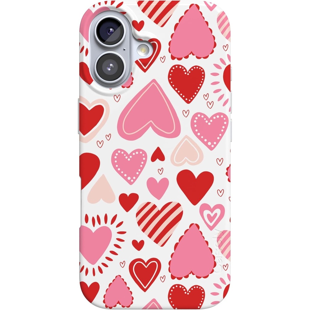 image:imageCasely iPhone 17 Case  Scribble Me that  Crayola Rainbow Pencil  Compatible with MagSafe  Classic Ultra Thin DesignLove Struck  Heart Stickers