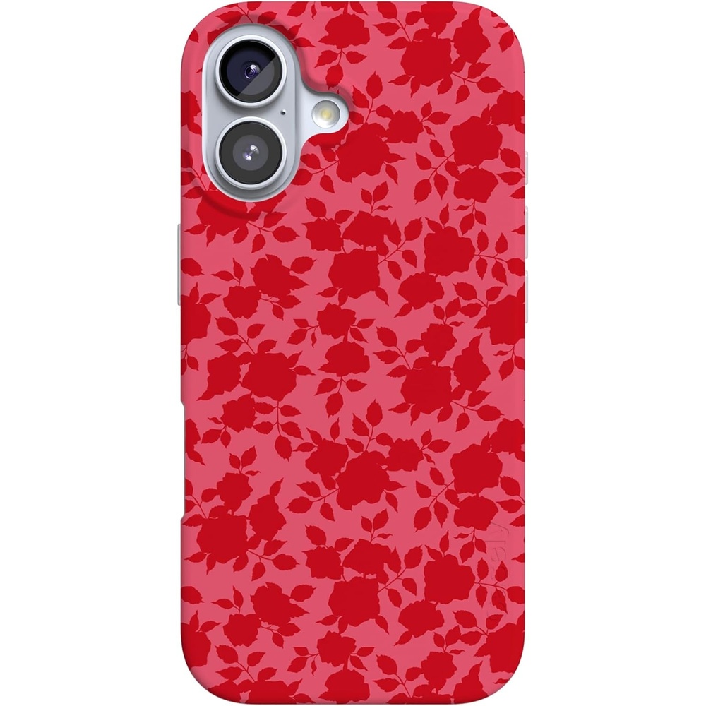 image:imageCasely iPhone 17 Case  Scribble Me that  Crayola Rainbow Pencil  Compatible with MagSafe  Classic Ultra Thin DesignRose Garden  Red Aesthetic