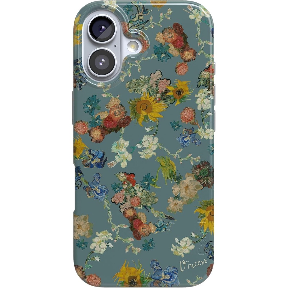 image:imageCasely iPhone 17 Case  Scribble Me that  Crayola Rainbow Pencil  Compatible with MagSafe  Classic Ultra Thin DesignVan Gogh  Vincents Flowers