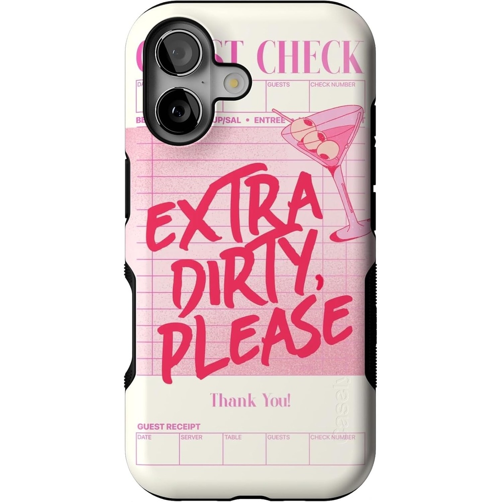 image:imageCasely iPhone 17 Case Starfish Wishes Coral Pink Shimmer Bold Protective Design MagSafe Compatible DesignExtra Dirty Please Fun on Weekdays