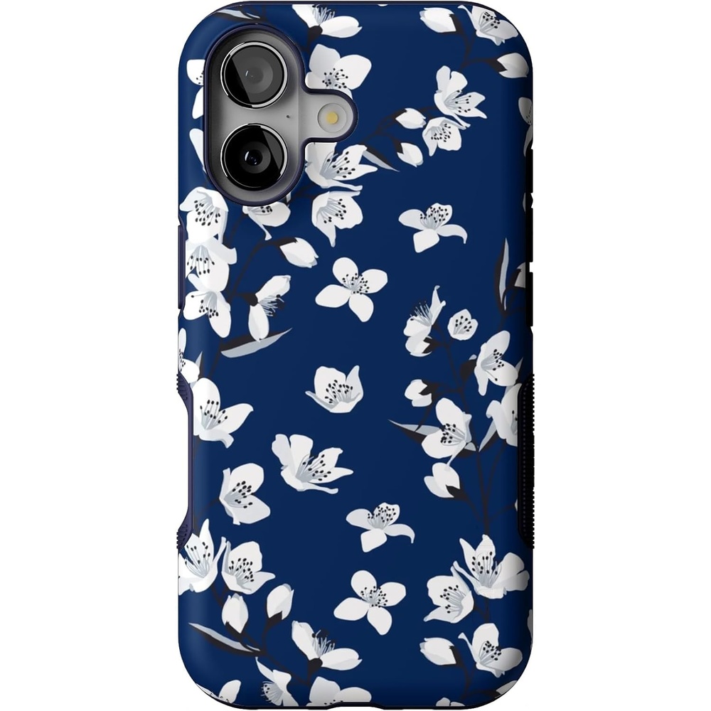 image:imageCasely iPhone 17 Case Starfish Wishes Coral Pink Shimmer Bold Protective Design MagSafe Compatible DesignFloral Forest Navy Cherry Blossom Floral