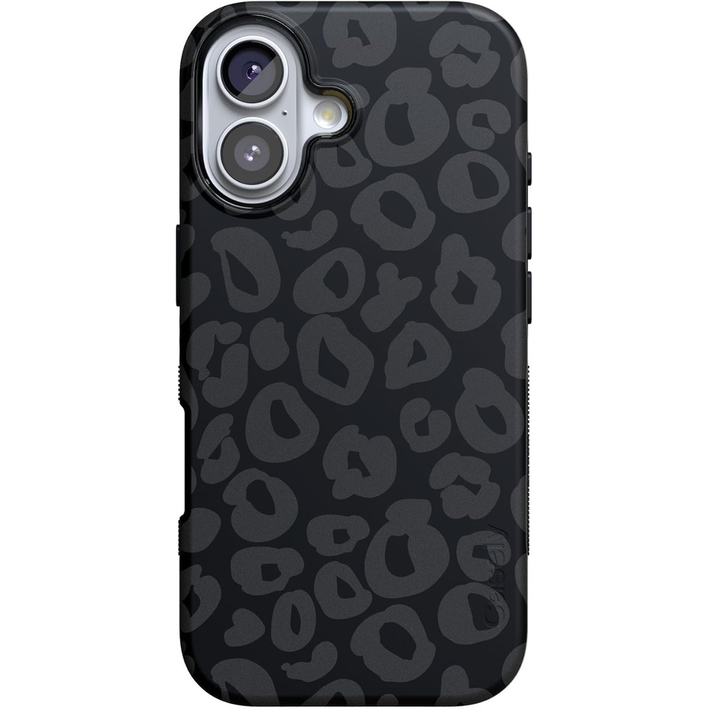 image:imageCasely iPhone 17 Case Starfish Wishes Coral Pink Shimmer Bold Protective Design MagSafe Compatible DesignInto the Wild Black Leopard