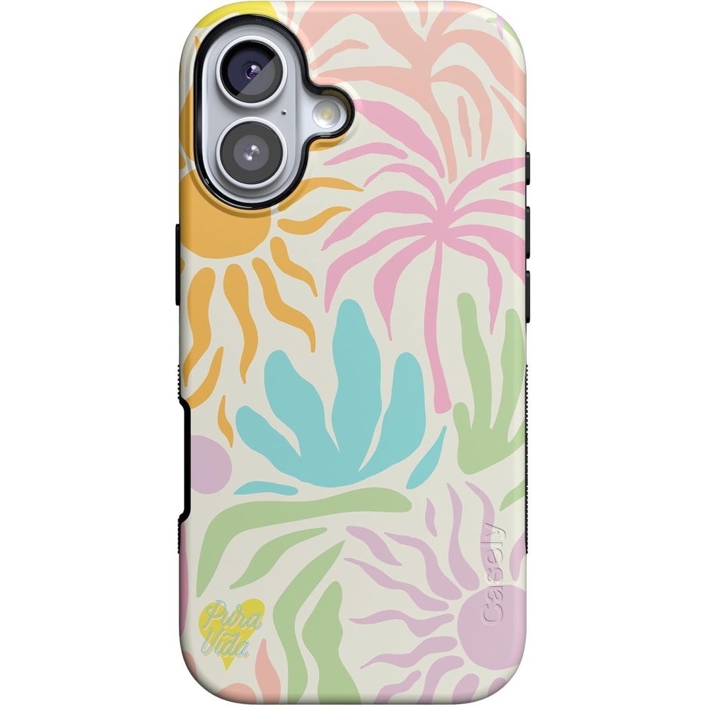 image:imageCasely iPhone 17 Case Starfish Wishes Coral Pink Shimmer Bold Protective Design MagSafe Compatible DesignPura Vida Oasis