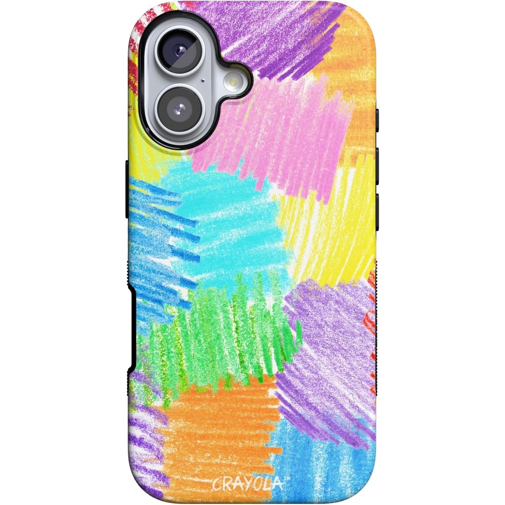 image:imageCasely iPhone 17 Case Starfish Wishes Coral Pink Shimmer Bold Protective Design MagSafe Compatible DesignScribble Me That Crayola Rainbow Pencil