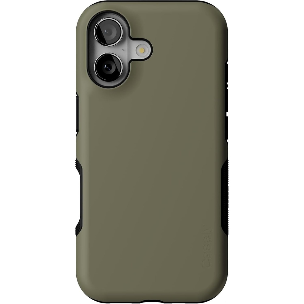 image:imageCasely iPhone 17 Case Starfish Wishes Coral Pink Shimmer Bold Protective Design MagSafe Compatible DesignThe Boyfriend Collection Army Green