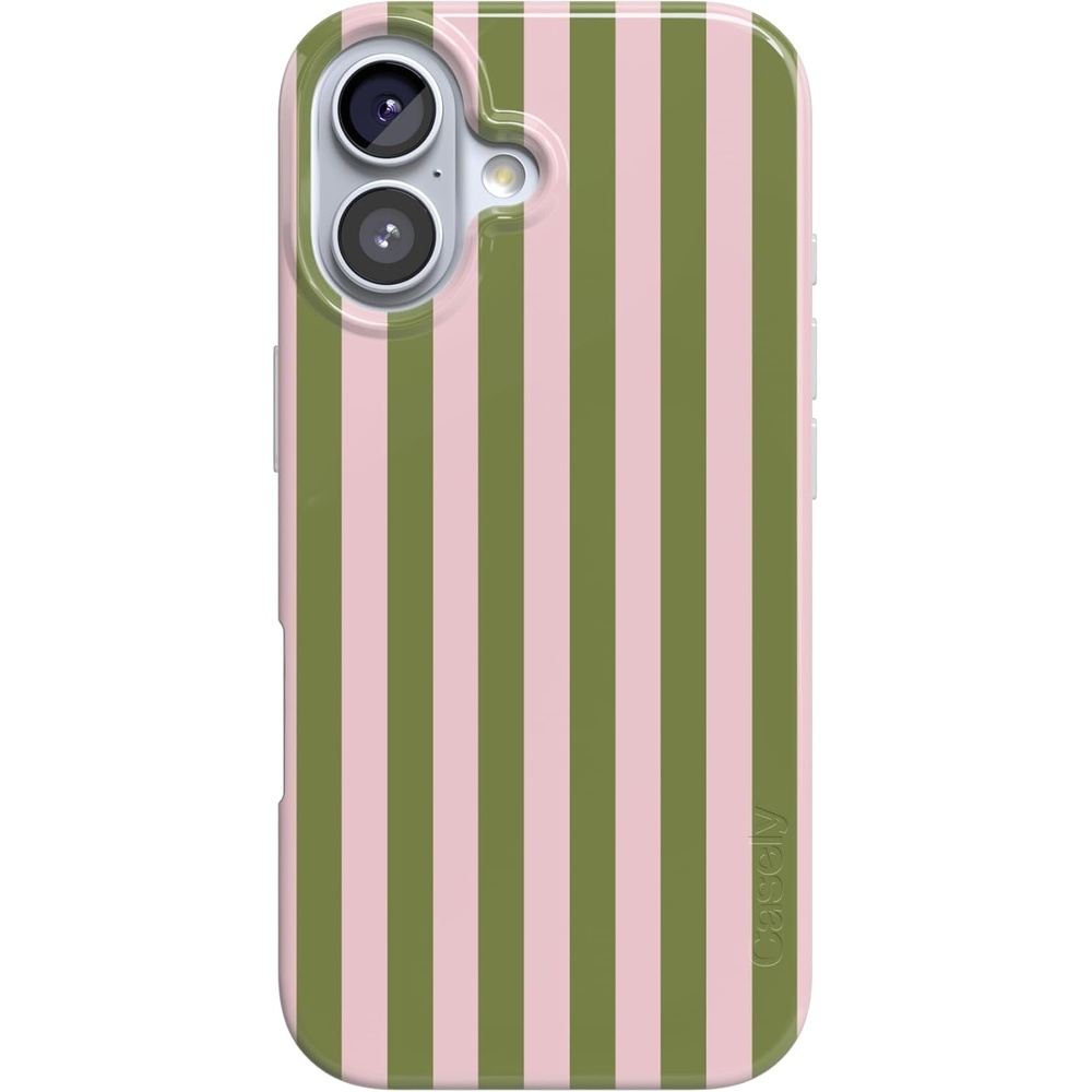 image:imageCasely iPhone 17 Case Summer Stripes Sunday Best Compatible with MagSafe Classic Ultra Thin Design