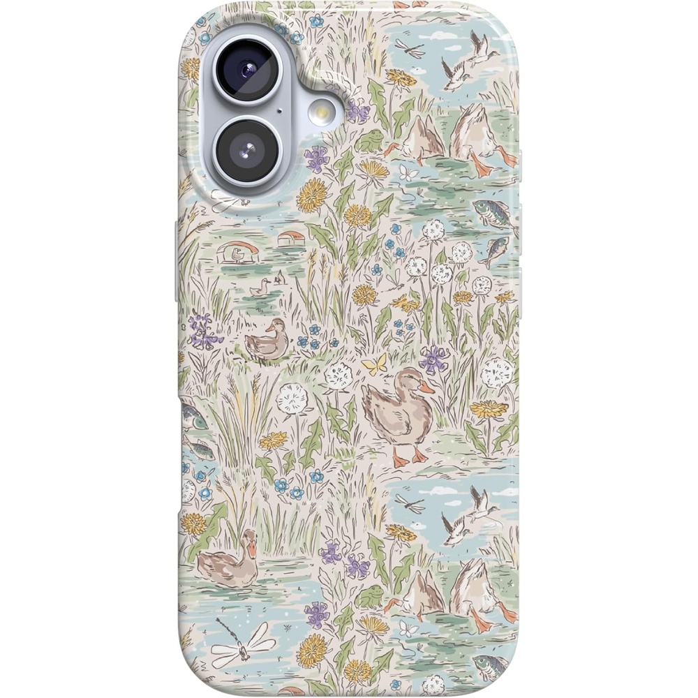 image:imageCasely iPhone 17 Case The Waddle Path Duck Pond Compatible with MagSafe Classic Ultra Thin Design