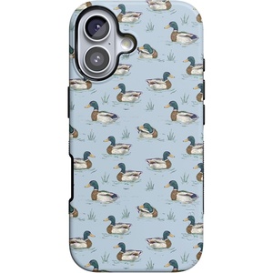 Casely iPhone 17 Case | Blue Mallard & Co. | The Boyfriend Collection | Bold Protective Design | Compatible with MagSafe