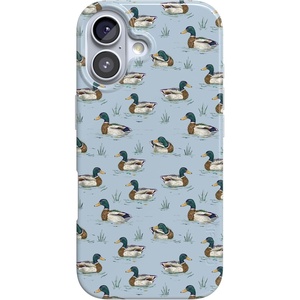 Casely iPhone 17 Case | Blue Mallard & Co. | The Boyfriend Collection | Compatible with MagSafe | Classic Ultra Thin Design