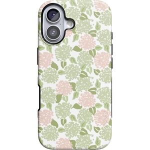 Casely iPhone 17 Case | Hydrangea Haze | Floral Garden | Bold Protective Design | Compatible with MagSafe