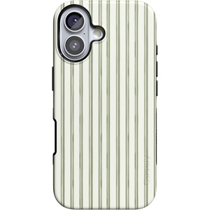 Casely iPhone 17 Case | Linen Stripe | The Boyfriend Collection | Bold Protective Design | Compatible with MagSafe