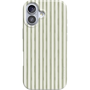 Casely iPhone 17 Case | Linen Stripe | The Boyfriend Collection | Compatible with MagSafe | Classic Ultra Thin Design