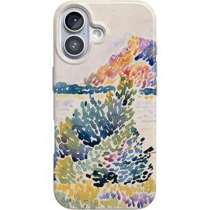 Casely iPhone 17 Case | Scribble Me that | Crayola Rainbow Pencil | Compatible with MagSafe | Classic Ultra Thin Design(Calm Waters | The Met Museum)