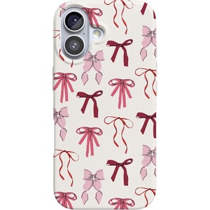 Casely iPhone 17 Case | Scribble Me that | Crayola Rainbow Pencil | Compatible with MagSafe | Classic Ultra Thin Design(Lover Girlie | Pink Bows)