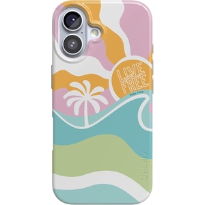 Casely iPhone 17 Case | Scribble Me that | Crayola Rainbow Pencil | Compatible with MagSafe | Classic Ultra Thin Design(Pura Vida | Tropical Dreams)