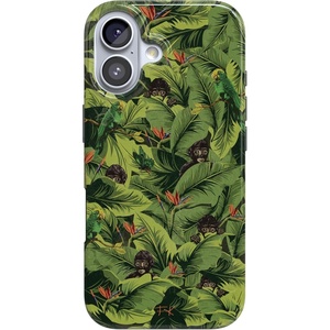 Casely iPhone 17 Case | Scribble Me that | Crayola Rainbow Pencil | Compatible with MagSafe | Classic Ultra Thin Design(Sneaky Monkeys | Frida Kahlo Jungle Floral)